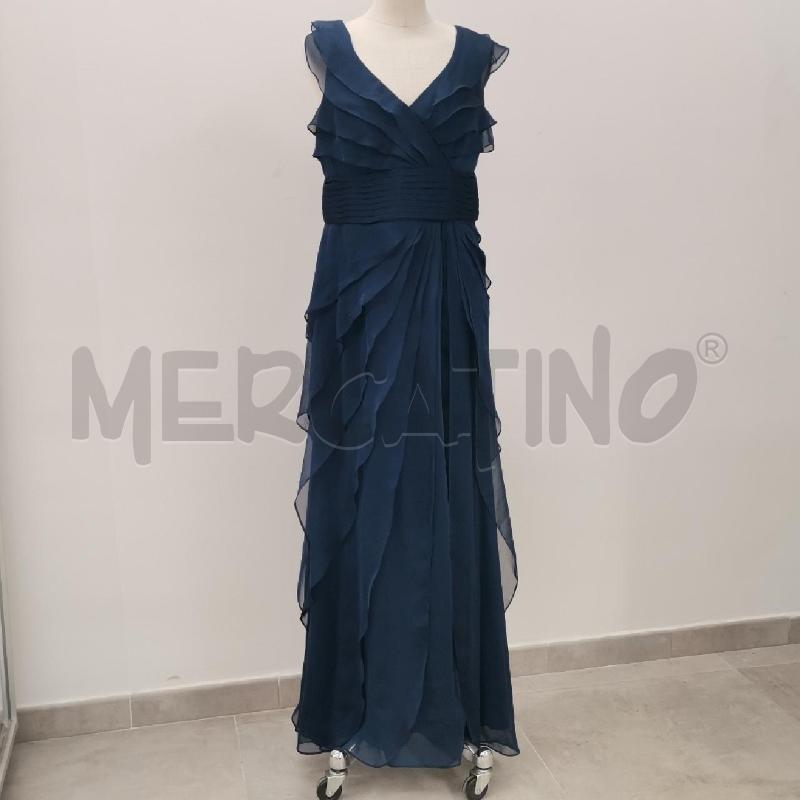 VESTITO DONNA ADRIANNA PAPELL BLU | Mercatino dell'Usato Roma torrevecchia 1