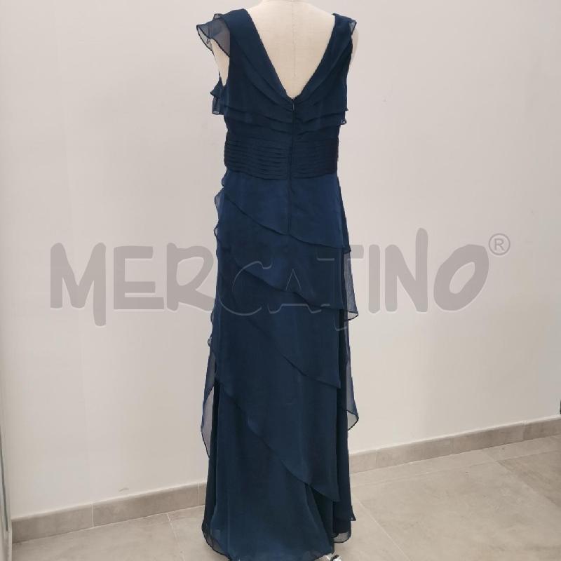 VESTITO DONNA ADRIANNA PAPELL BLU | Mercatino dell'Usato Roma torrevecchia 3