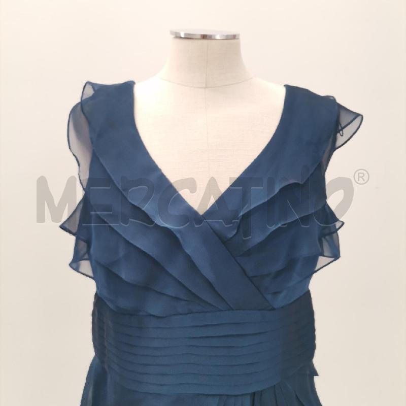 VESTITO DONNA ADRIANNA PAPELL BLU | Mercatino dell'Usato Roma torrevecchia 5
