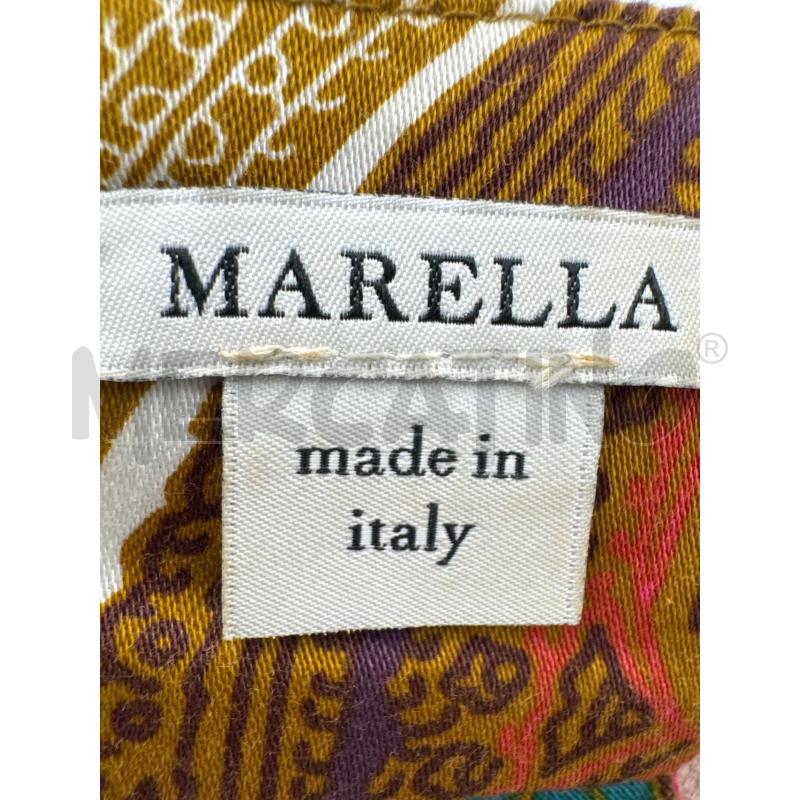 VESTITO DONNA MARELLA MOTIVO FUSCIA E MARRONE | Mercatino dell'Usato Roma torrevecchia 4