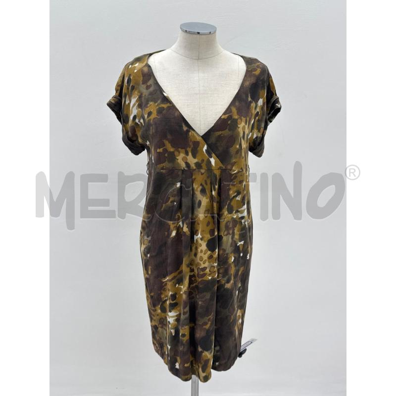 VESTITO DONNA MAX&CO MARRONE SCHIZZATO | Mercatino dell'Usato Roma torrevecchia 1
