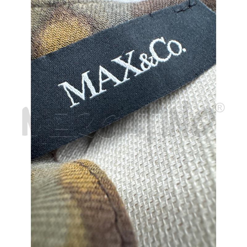 VESTITO DONNA MAX&CO MARRONE SCHIZZATO | Mercatino dell'Usato Roma torrevecchia 4