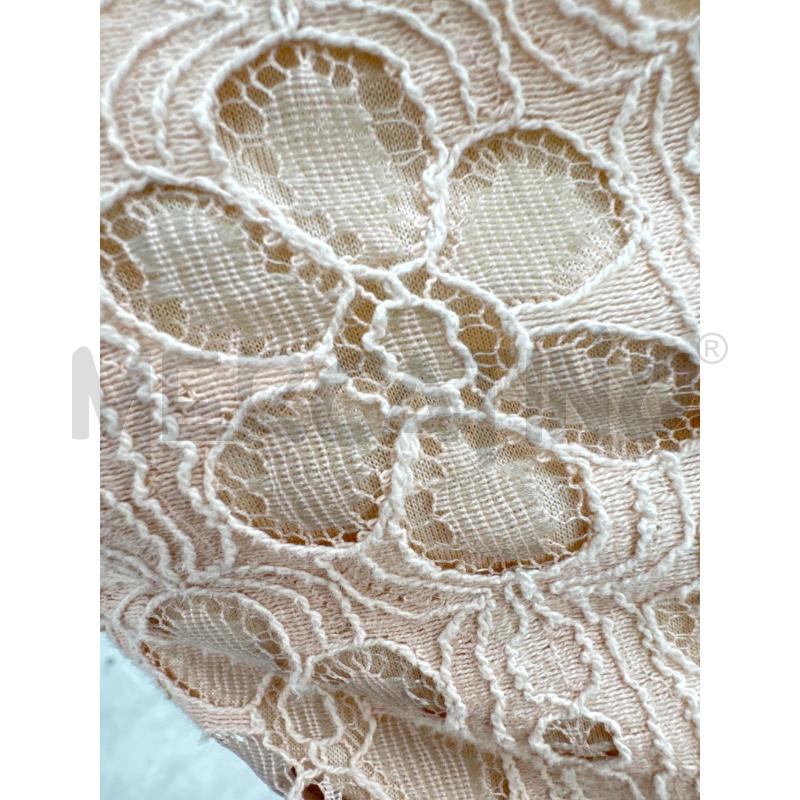 VESTITO DONNA PATRIZIA PEPE BEIGE FIORI RICAMATI | Mercatino dell'Usato Roma torrevecchia 5