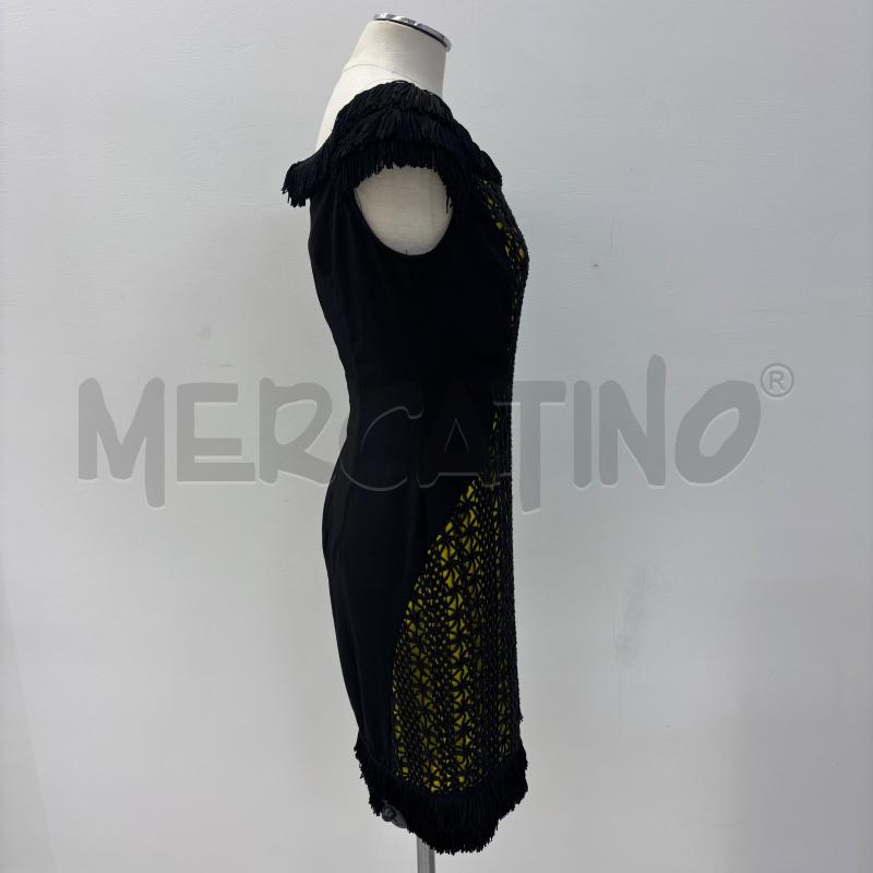 VESTITO DONNA PIANURASTUDIO NERO GIALLO TRAFORATO | Mercatino dell'Usato Roma torrevecchia 2