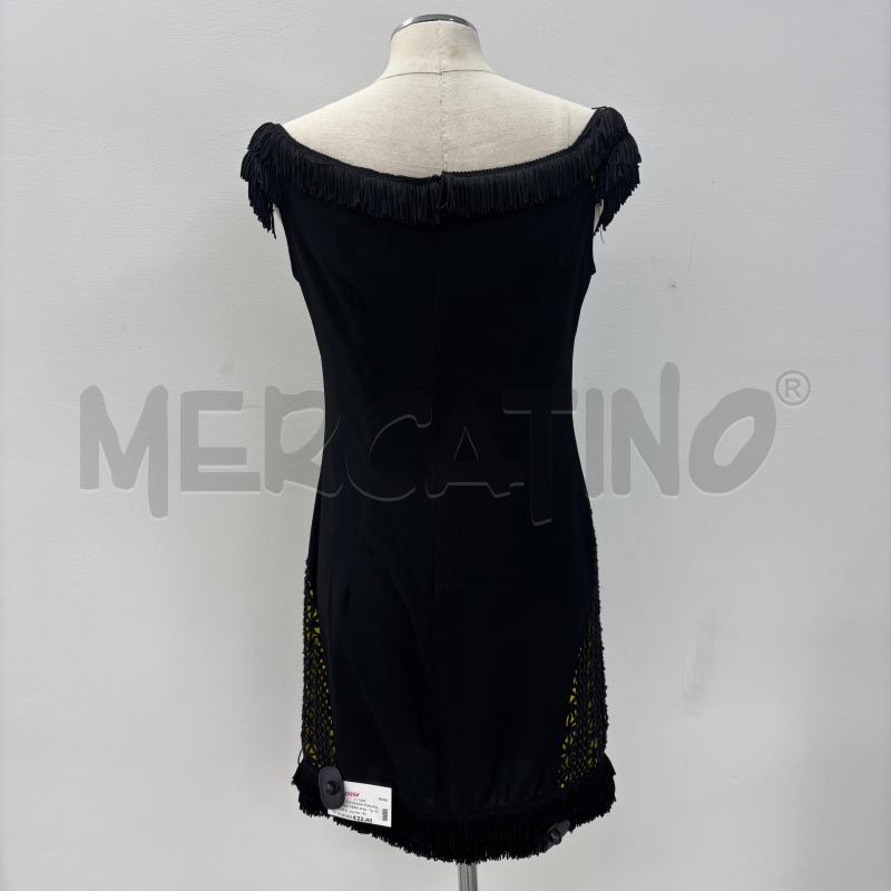 VESTITO DONNA PIANURASTUDIO NERO GIALLO TRAFORATO | Mercatino dell'Usato Roma torrevecchia 3