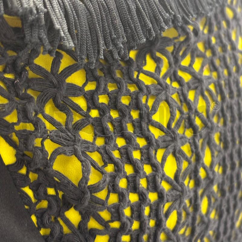 VESTITO DONNA PIANURASTUDIO NERO GIALLO TRAFORATO | Mercatino dell'Usato Roma torrevecchia 4