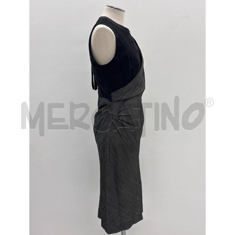 VESTITO DONNA SPORTMAX NERO GRIGIO | Mercatino dell'Usato Roma torrevecchia 2