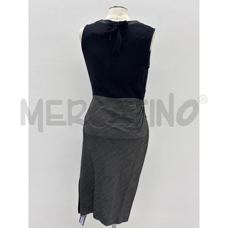 VESTITO DONNA SPORTMAX NERO GRIGIO | Mercatino dell'Usato Roma torrevecchia 3