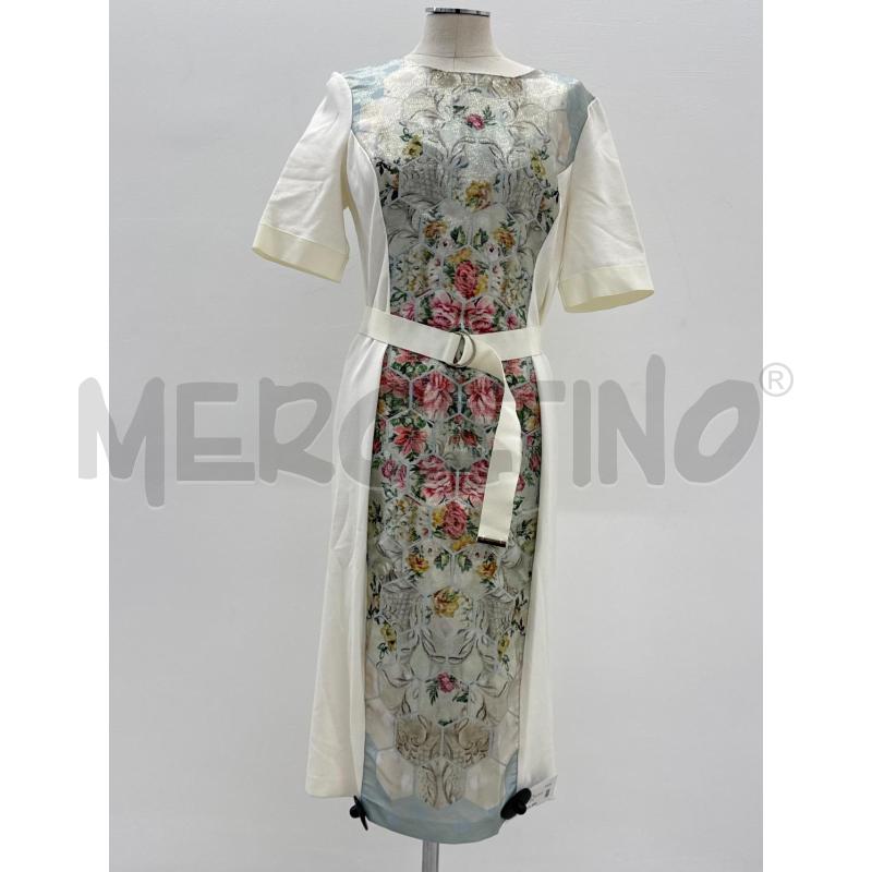 VESTITO DONNA TED BAKER AVORIO E LAMINATO | Mercatino dell'Usato Roma torrevecchia 1