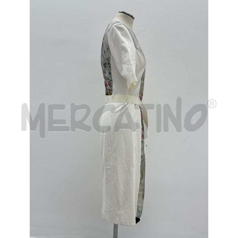 VESTITO DONNA TED BAKER AVORIO E LAMINATO | Mercatino dell'Usato Roma torrevecchia 2