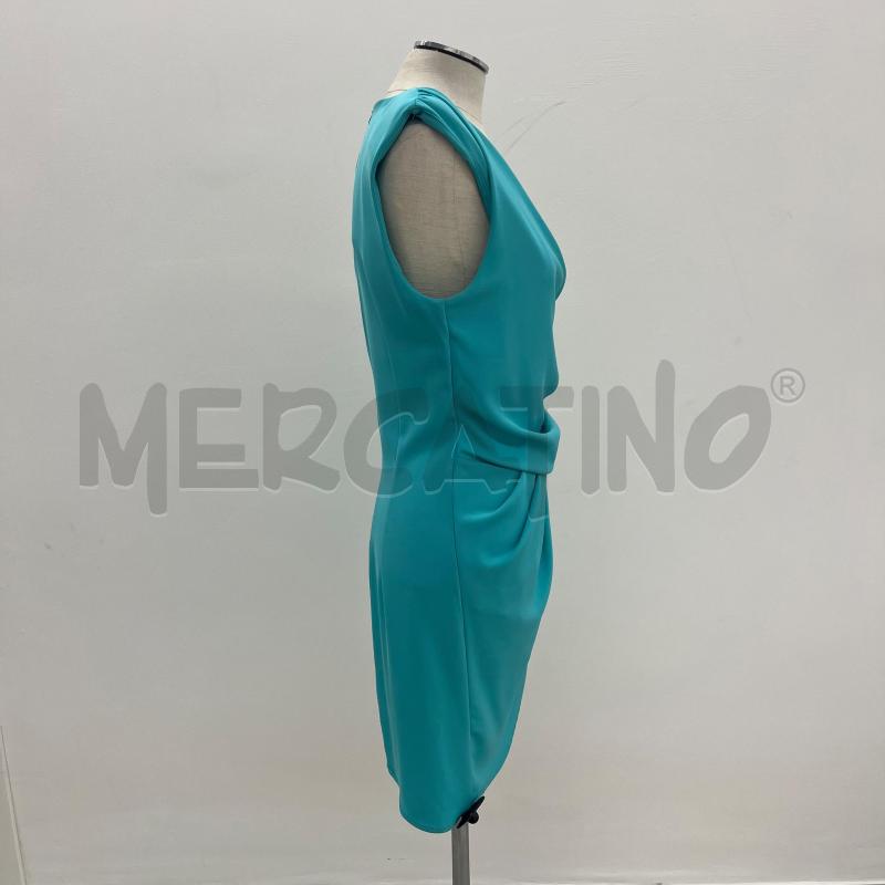 VESTITO DONNA VICOLO CELESTE BOTTONI DORATI | Mercatino dell'Usato Roma torrevecchia 2