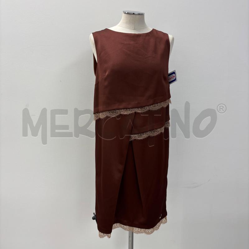 VESTITO D ANYE BY MARRONE DETT PIZZO | Mercatino dell'Usato Roma torrevecchia 1