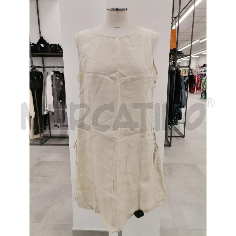 VESTITO D ARMANI JEANS BEIGE INTRECCI LATI LINO | Mercatino dell'Usato Roma torrevecchia 1