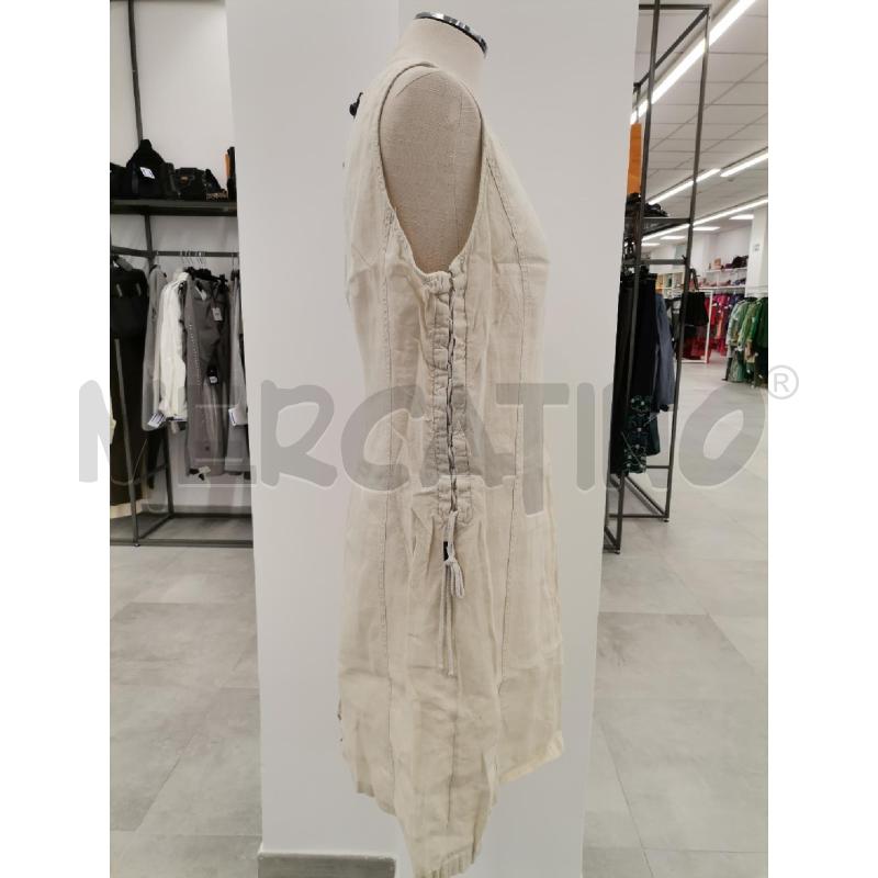 VESTITO D ARMANI JEANS BEIGE INTRECCI LATI LINO | Mercatino dell'Usato Roma torrevecchia 3