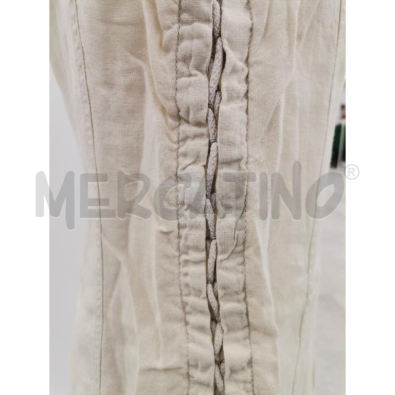 VESTITO D ARMANI JEANS BEIGE INTRECCI LATI LINO | Mercatino dell'Usato Roma torrevecchia 4