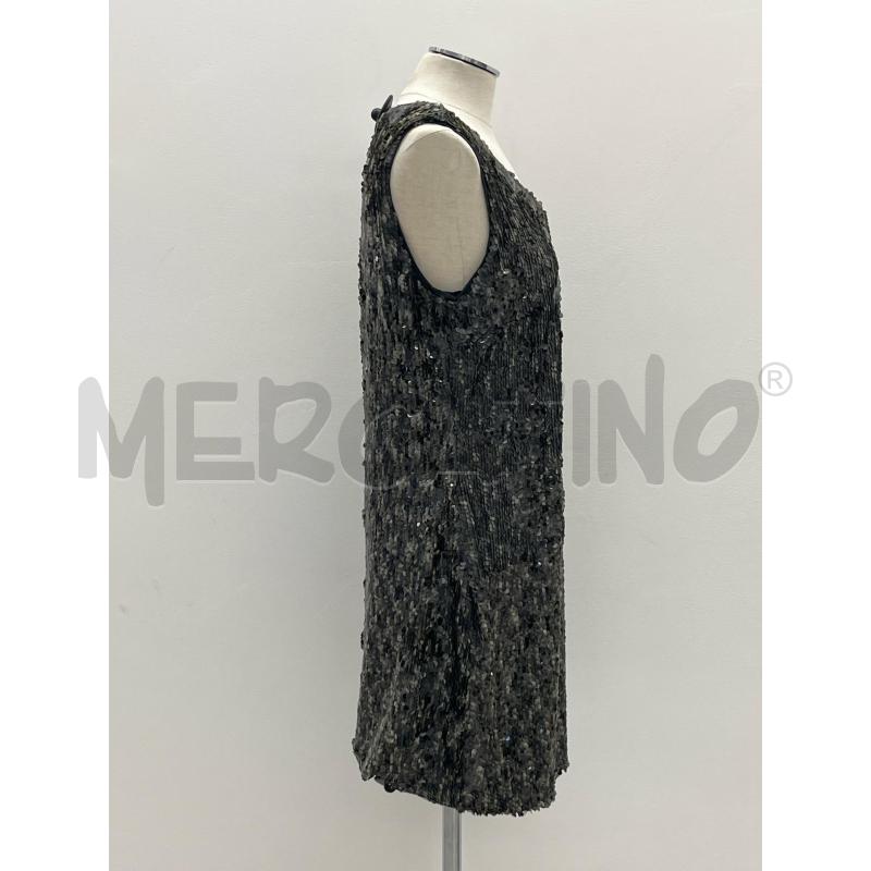 VESTITO D BEATRICE B GRIGIO PAILLETTES | Mercatino dell'Usato Roma torrevecchia 2