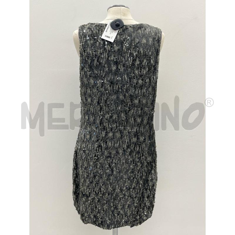 VESTITO D BEATRICE B GRIGIO PAILLETTES | Mercatino dell'Usato Roma torrevecchia 3
