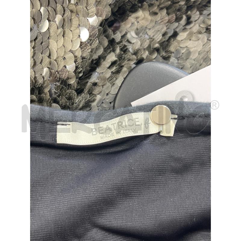 VESTITO D BEATRICE B GRIGIO PAILLETTES | Mercatino dell'Usato Roma torrevecchia 5