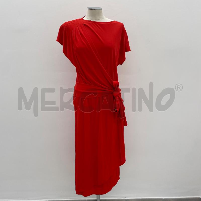 VESTITO D CLAIRE ROSSO CINTA | Mercatino dell'Usato Roma torrevecchia 1