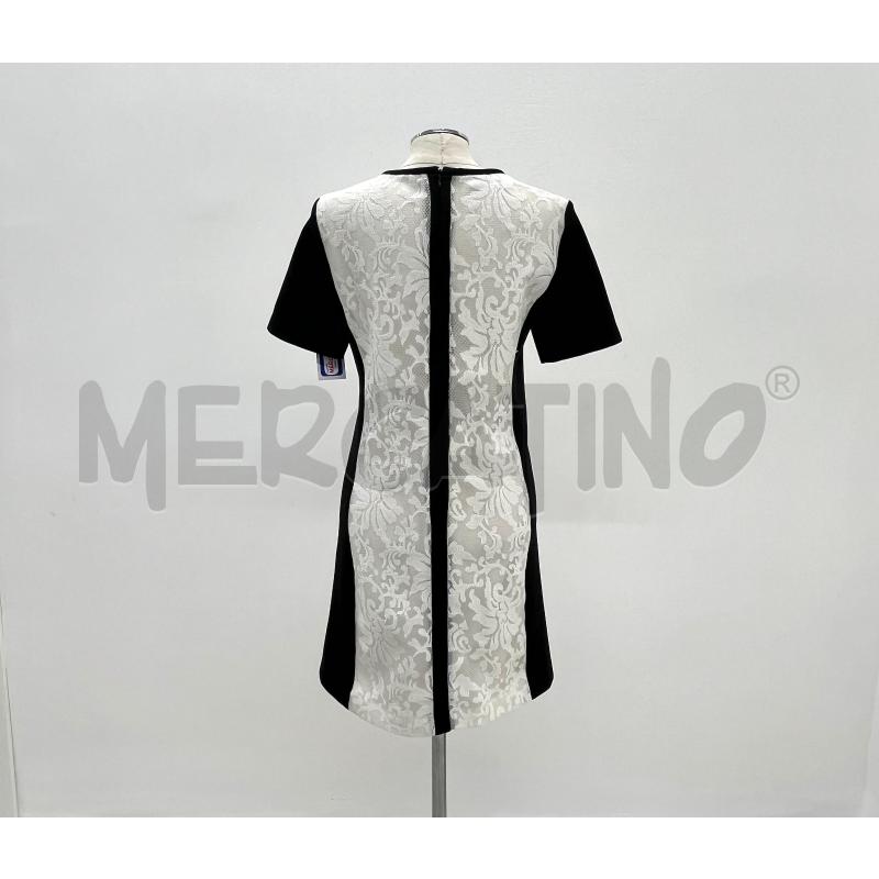 VESTITO D DIFFUSIONE TESSILE NERO BIANCO PIZZO | Mercatino dell'Usato Roma torrevecchia 3