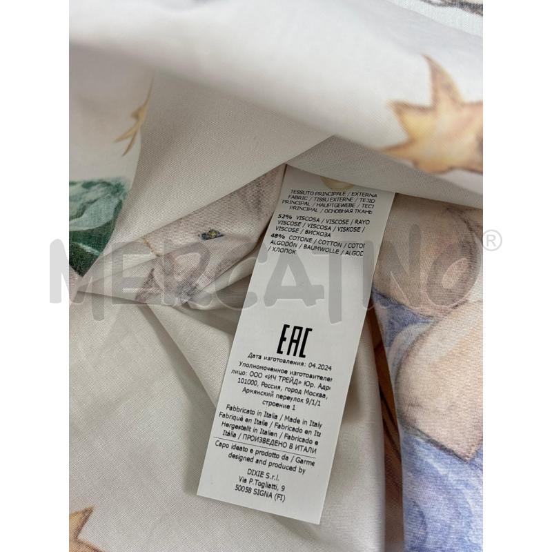 VESTITO D DIXIE BIANCO SEGNI ZODIACALI | Mercatino dell'Usato Roma torrevecchia 5