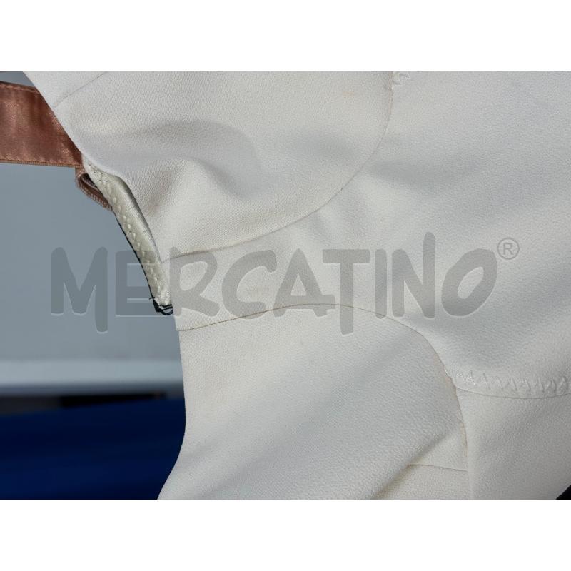 VESTITO D ELISABETTA FRANCHI BEIGE NERO FRANGE ROSA | Mercatino dell'Usato Roma torrevecchia 5