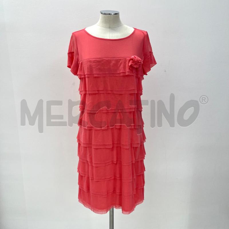 VESTITO D EMME MARELLA ROSA BALZE TRAFORATO | Mercatino dell'Usato Roma torrevecchia 1