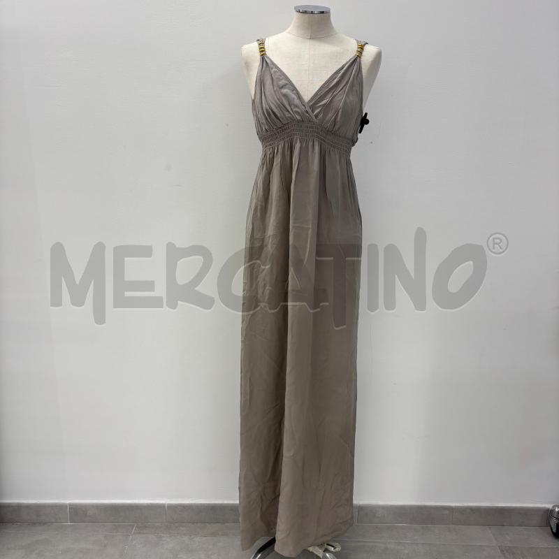VESTITO D GERARD DAREL GRIGIO SPALLINE DORATE | Mercatino dell'Usato Roma torrevecchia 1