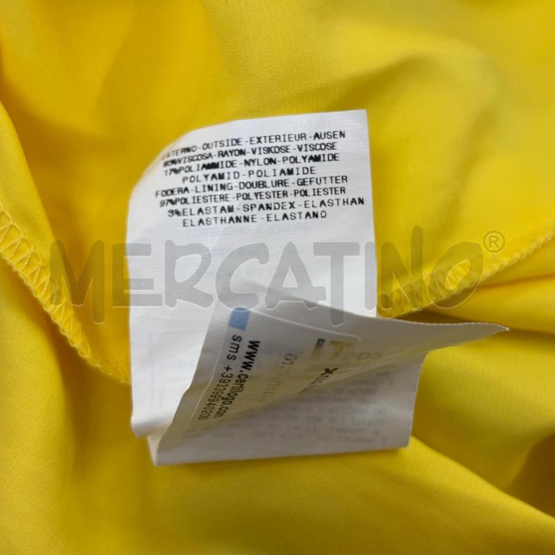 VESTITO D GF FERRE NERO TRAFORATO SOTTO GIALLO | Mercatino dell'Usato Roma torrevecchia 5