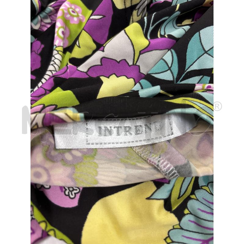 VESTITO D INTREND NERO FIORI VIOLA | Mercatino dell'Usato Roma torrevecchia 5