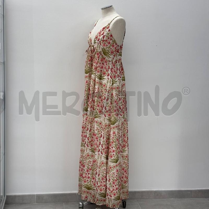 VESTITO D KOCCA BEIGE FANTASIA FLOREALE | Mercatino dell'Usato Roma torrevecchia 2