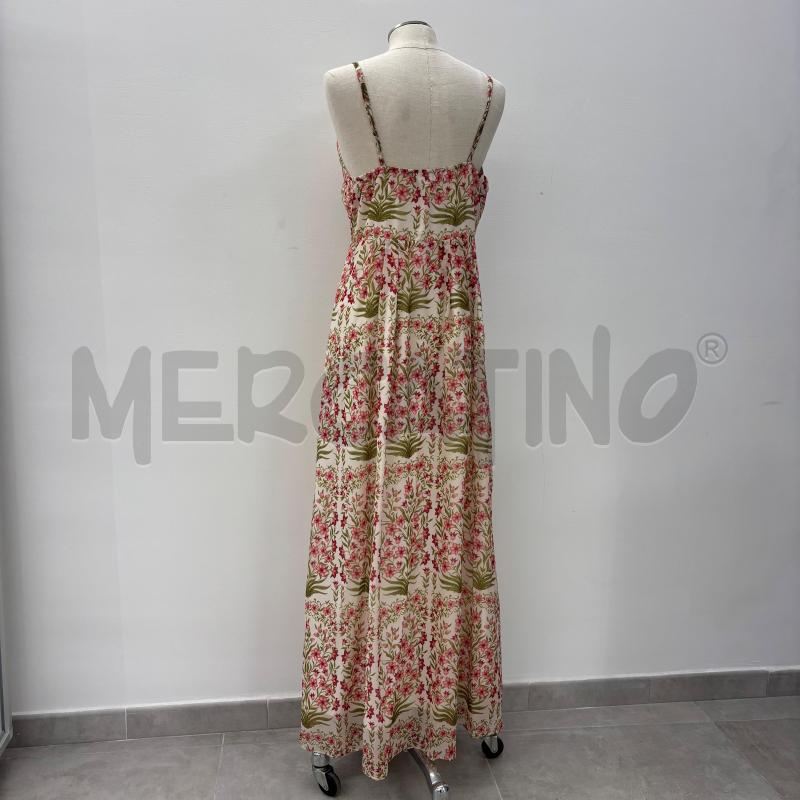 VESTITO D KOCCA BEIGE FANTASIA FLOREALE | Mercatino dell'Usato Roma torrevecchia 3