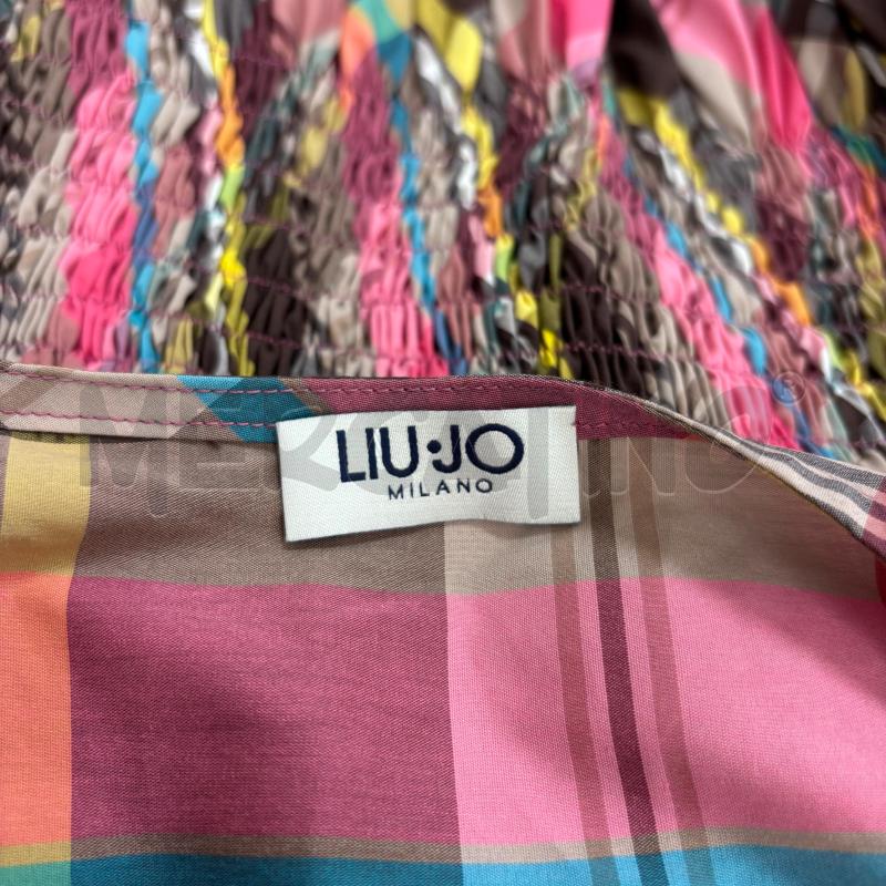 VESTITO D LIUJO CHECK MARRONE ROSA BLU VITA ELASTICO | Mercatino dell'Usato Roma torrevecchia 4