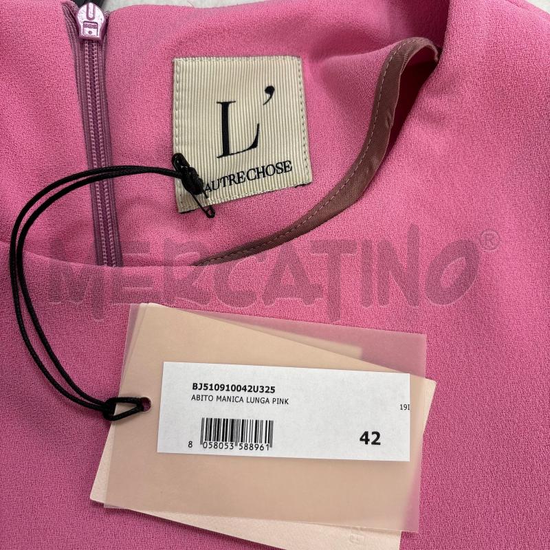 VESTITO D L'AUTRECHOSE ROSA LUNGO | Mercatino dell'Usato Roma torrevecchia 4