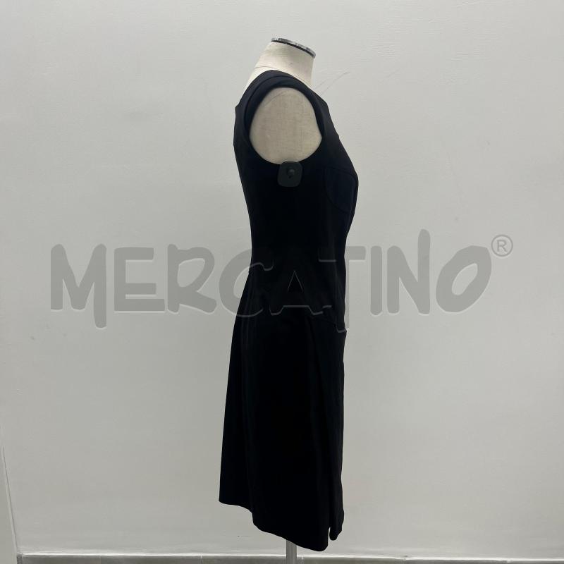 VESTITO D MALLONI NERO ELASTICO LATERALE MISTO COTONE | Mercatino dell'Usato Roma torrevecchia 2