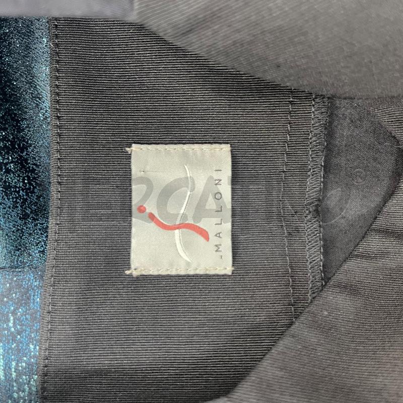 VESTITO D MALLONI NERO ELASTICO LATERALE MISTO COTONE | Mercatino dell'Usato Roma torrevecchia 4