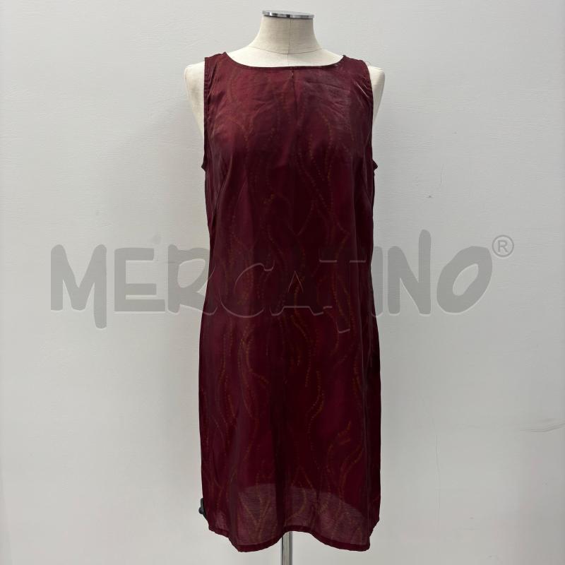VESTITO D MARELLA BORDEAUX PALLINI GIALLI | Mercatino dell'Usato Roma torrevecchia 1