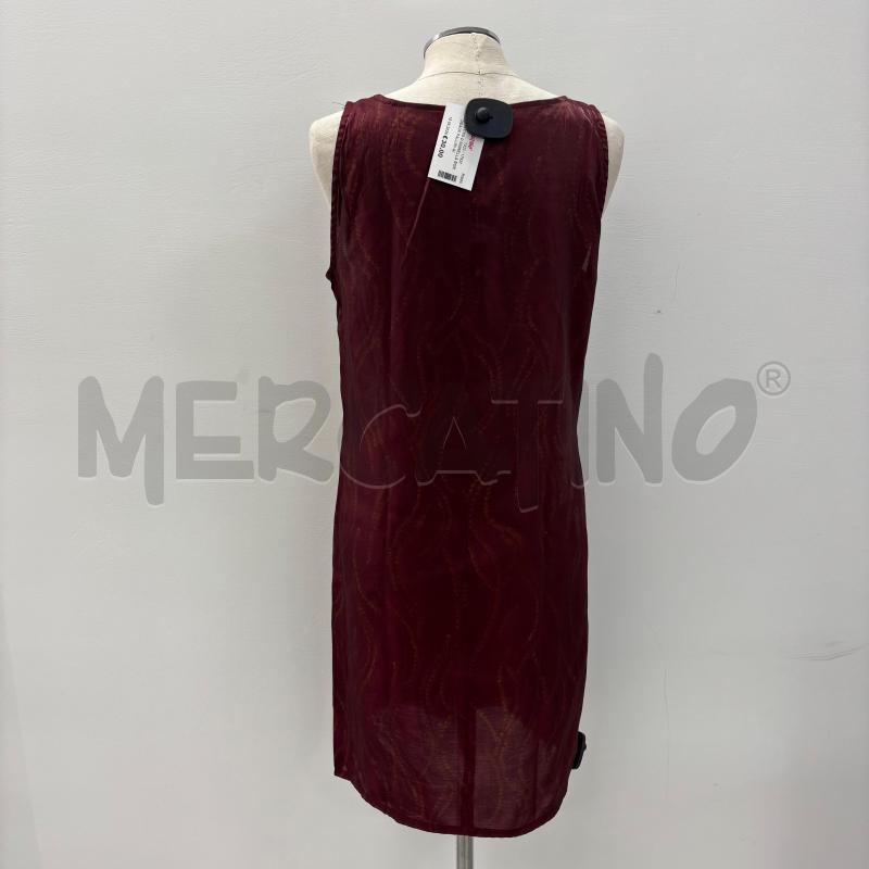 VESTITO D MARELLA BORDEAUX PALLINI GIALLI | Mercatino dell'Usato Roma torrevecchia 2