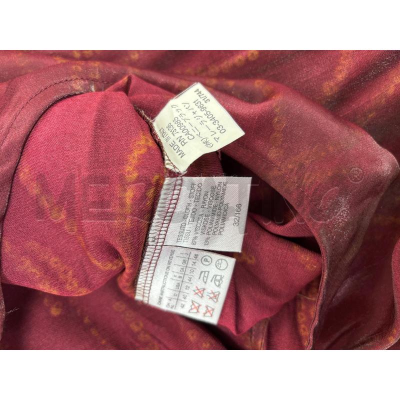 VESTITO D MARELLA BORDEAUX PALLINI GIALLI | Mercatino dell'Usato Roma torrevecchia 5