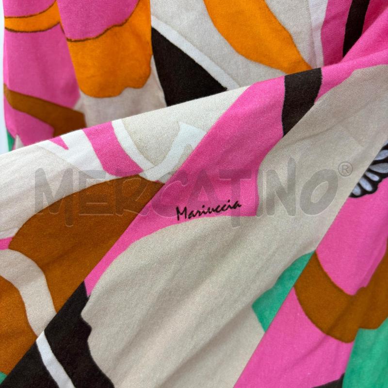 VESTITO D MARIUCCIA ROSA FIORI COLORATI | Mercatino dell'Usato Roma torrevecchia 4