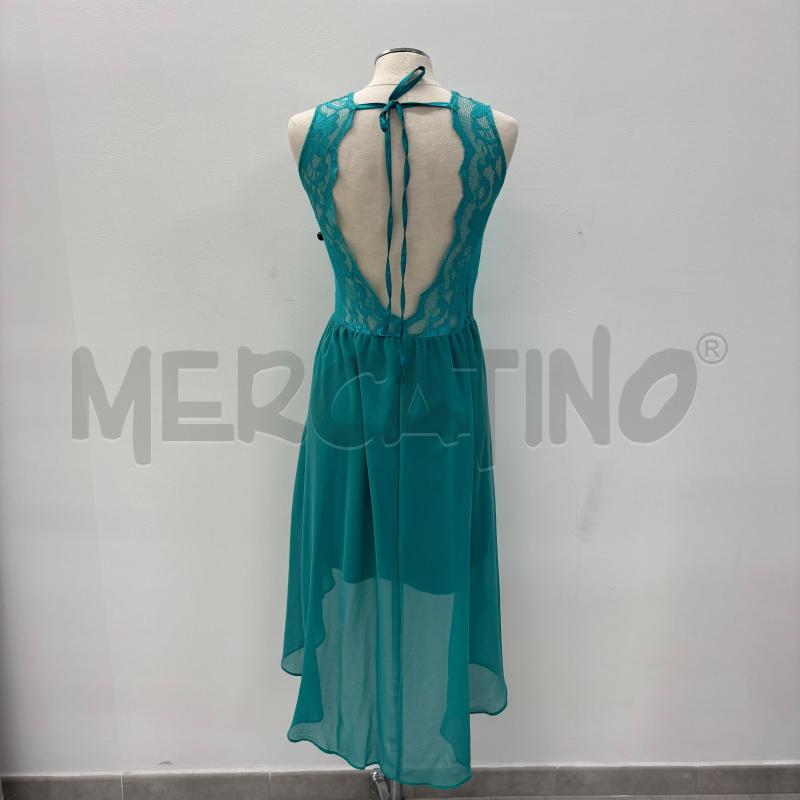 VESTITO D NOIKIKA VERDE PETTO RICAMATO | Mercatino dell'Usato Roma torrevecchia 3