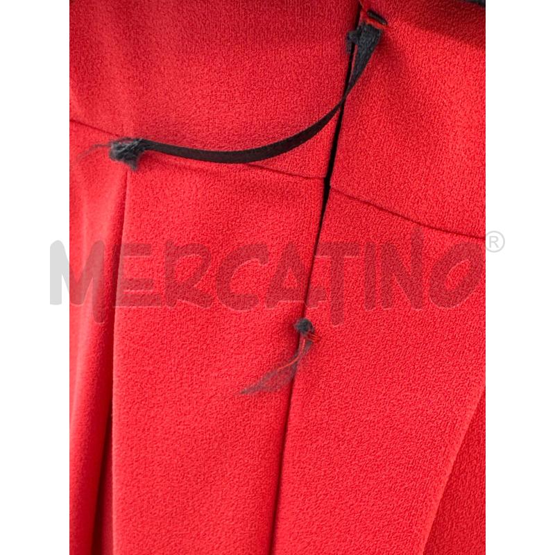 VESTITO D OMAI ROSSO TOP PIZZO CINTA | Mercatino dell'Usato Roma torrevecchia 5