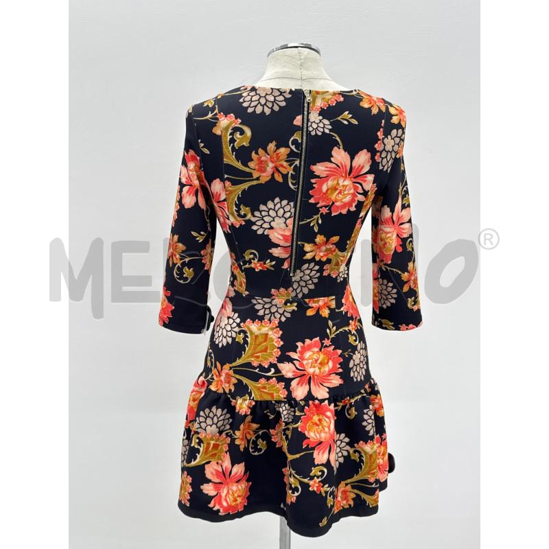 VESTITO D PATRIZIA PEPE NERO FIORI ROSSI | Mercatino dell'Usato Roma torrevecchia 3