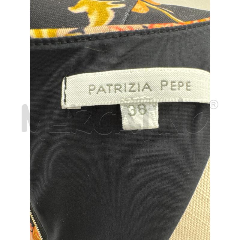 VESTITO D PATRIZIA PEPE NERO FIORI ROSSI | Mercatino dell'Usato Roma torrevecchia 4