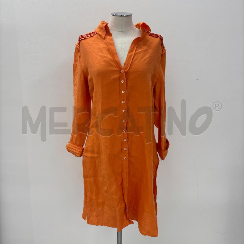 VESTITO D PENNY BLACK ARANCIONE LINO | Mercatino dell'Usato Roma torrevecchia 1