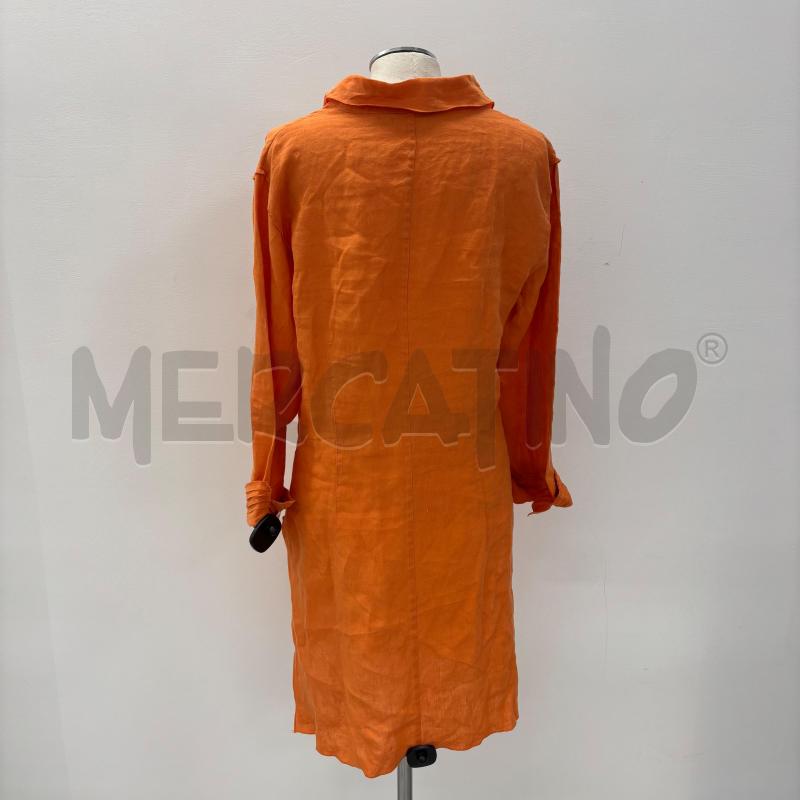 VESTITO D PENNY BLACK ARANCIONE LINO | Mercatino dell'Usato Roma torrevecchia 3