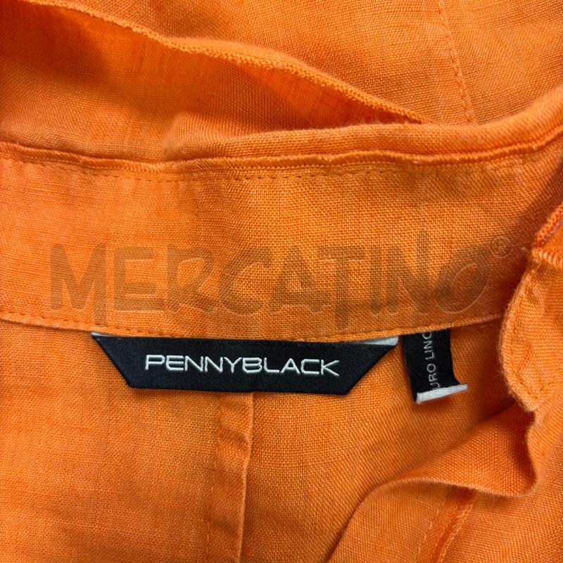 VESTITO D PENNY BLACK ARANCIONE LINO | Mercatino dell'Usato Roma torrevecchia 4