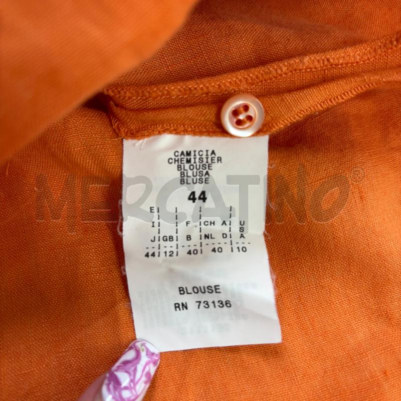 VESTITO D PENNY BLACK ARANCIONE LINO | Mercatino dell'Usato Roma torrevecchia 5