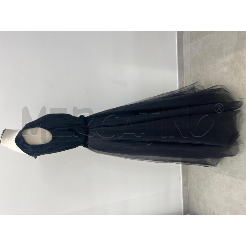VESTITO D PIANOFORTE MAXMARA NERO LUNGO GONNA TULLE  | Mercatino dell'Usato Roma torrevecchia 2