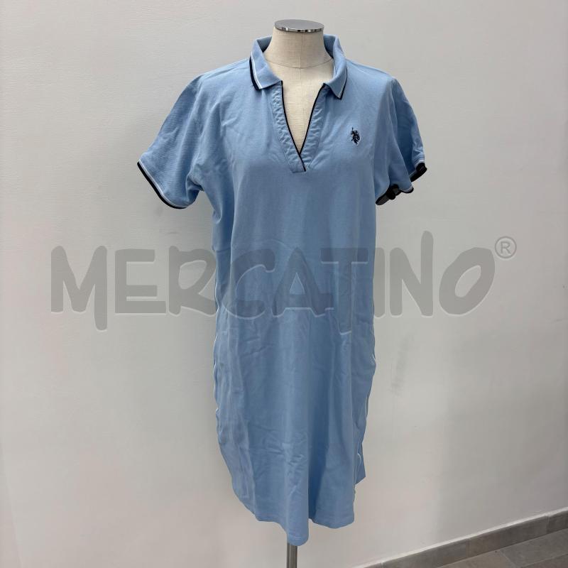 VESTITO D POLO ASSN CELESTE | Mercatino dell'Usato Roma torrevecchia 1